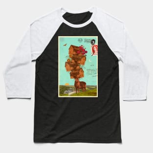 DEER POSTCARD Baseball T-Shirt